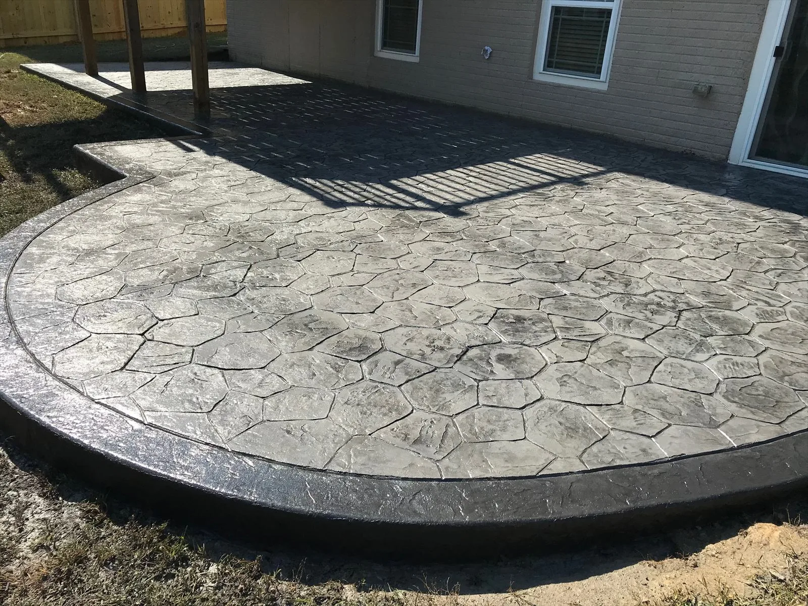 Stamped concrete walkway installed by Actaeon in Washington DC